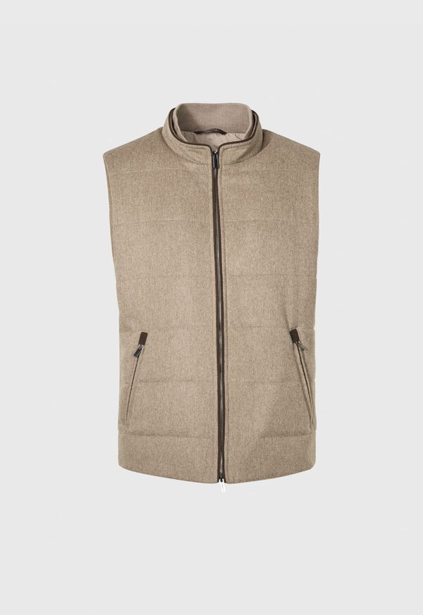 Paul Stuart Cashmere Vest with Jersey Knit Sides, image 1
