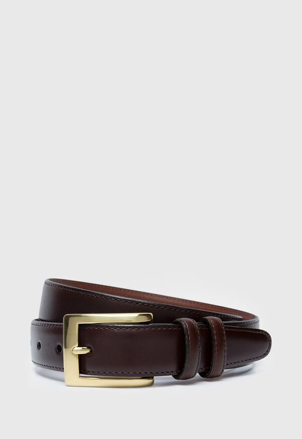 Paul Stuart Kipskin Leather Dress Belt, image 1