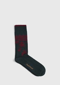 Paul Stuart Reindeer and Chalet Motif Sock, thumbnail 1