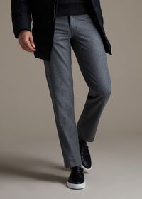 Paul Stuart Wool Carded Flannel 5-Pocket Pant, thumbnail 2