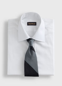 Paul Stuart Woven Silk Block Stripe Tie, thumbnail 2