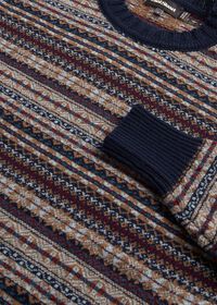 Paul Stuart Fair Isle Crewneck Sweater, thumbnail 2