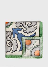 Paul Stuart Large Tile Pocket Square, thumbnail 1