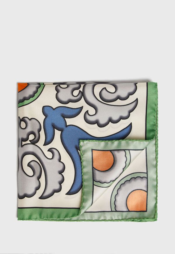 Paul Stuart Large Tile Pocket Square, image 1