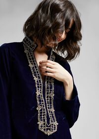 Paul Stuart Diamond Velvet Tunic, thumbnail 4