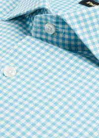 Paul Stuart Mini Gingham Flannel Sport Shirt, thumbnail 2