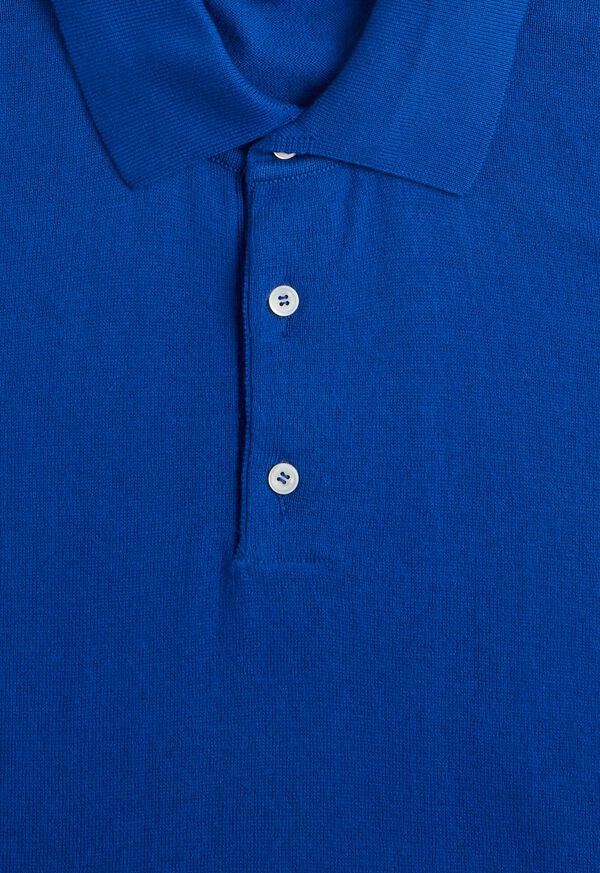 Paul Stuart Cotton Knit Polo Shirt, image 2