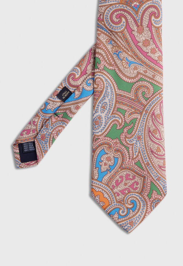 Paul Stuart Silk Paisley Tie, image 1