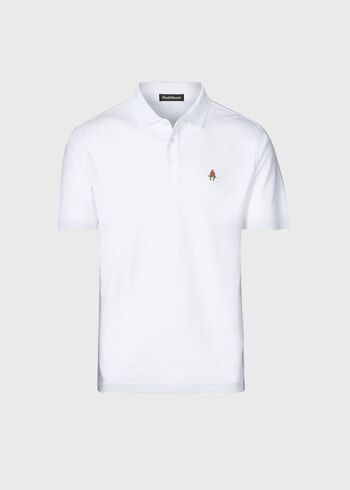 Paul Stuart Pima Interlock Logo Polo