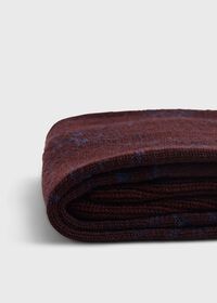 Paul Stuart Wool Blend Diagonal Plaid Sock, thumbnail 2