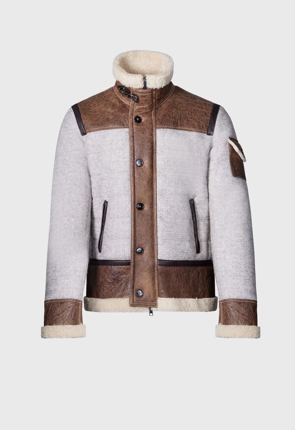 Paul Stuart Quilted Jacket with Suede & Shearling, image 6