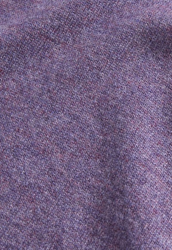 Paul Stuart Cashmere Quarter Zip&nbsp;With Suede Trim, image 3