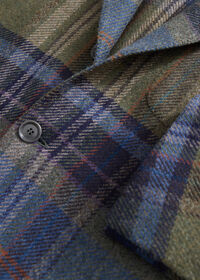 Paul Stuart Cashmere & Wool Oversize Plaid Jacket, thumbnail 2