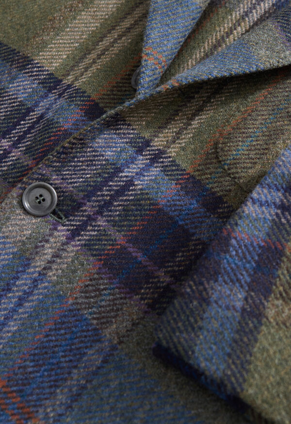 Paul Stuart Cashmere & Wool Oversize Plaid Jacket, image 2