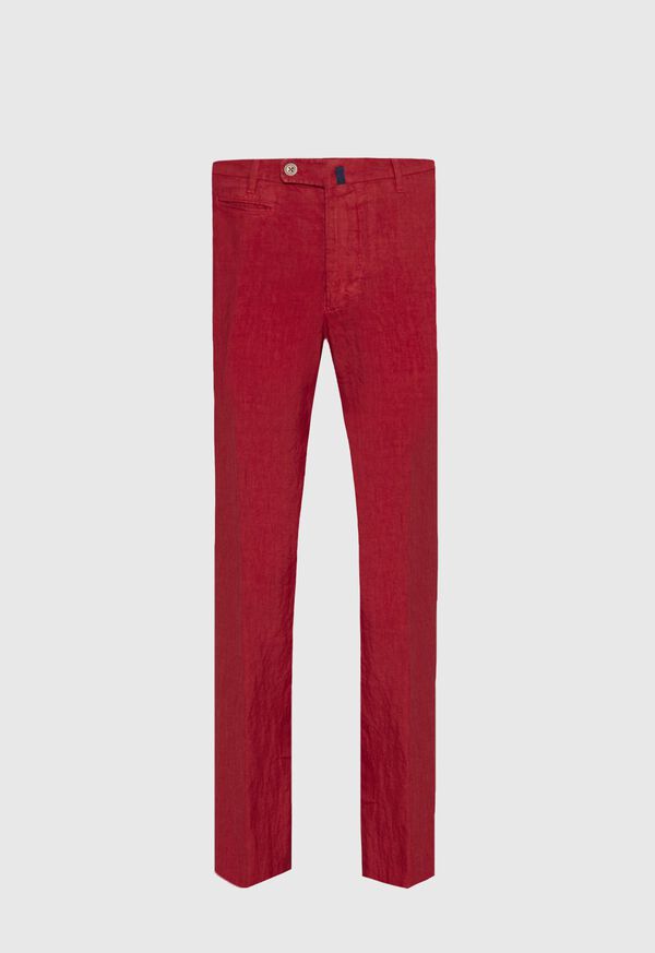 Paul Stuart Linen Plain Front Pant, image 1