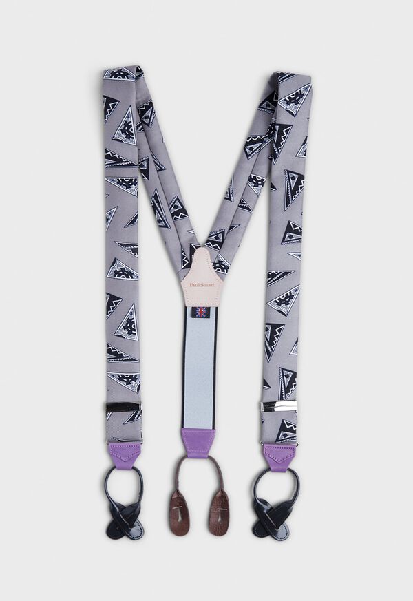 Paul Stuart Silk Triangle Braces, image 1