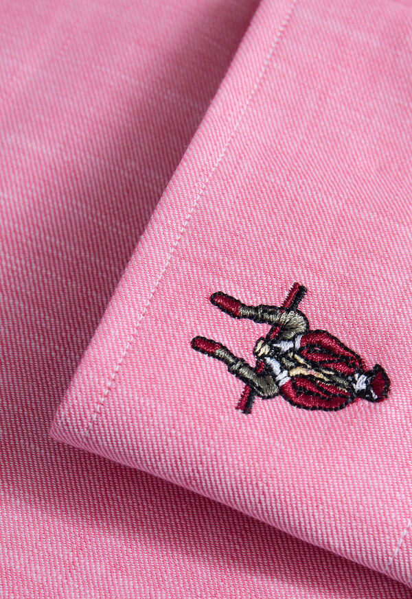 Paul Stuart Cotton Twill Logo Sport Shirt, image 3