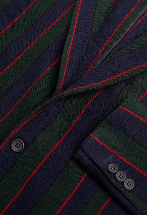 Paul Stuart Rice Stitch Merino Wool Stripe Blazer, image 2