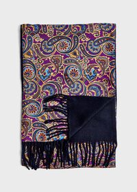 Paul Stuart All Over Paisley Scarf, thumbnail 1