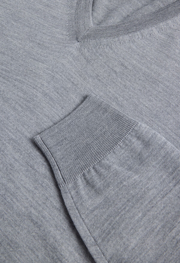 Paul Stuart Merino Wool V-neck Sweater, image 2