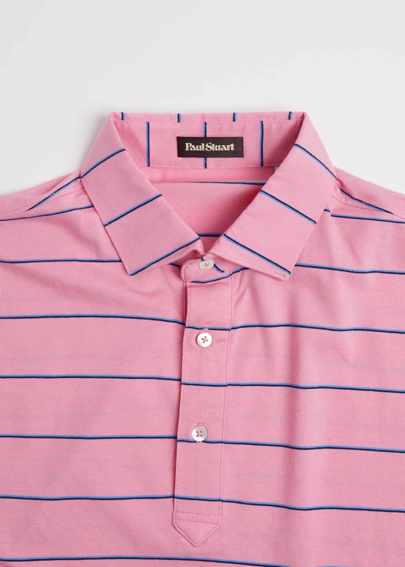 2025年新作アイテムが続々登場 Pima Cotton Pencil Stripe Polo トップス