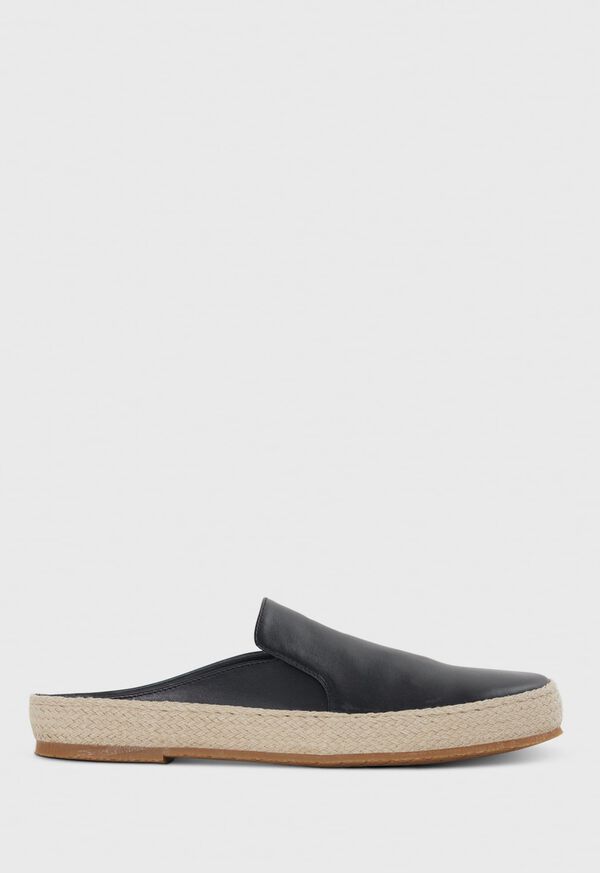Paul Stuart Caribe Leather Espadrille Slide, image 1