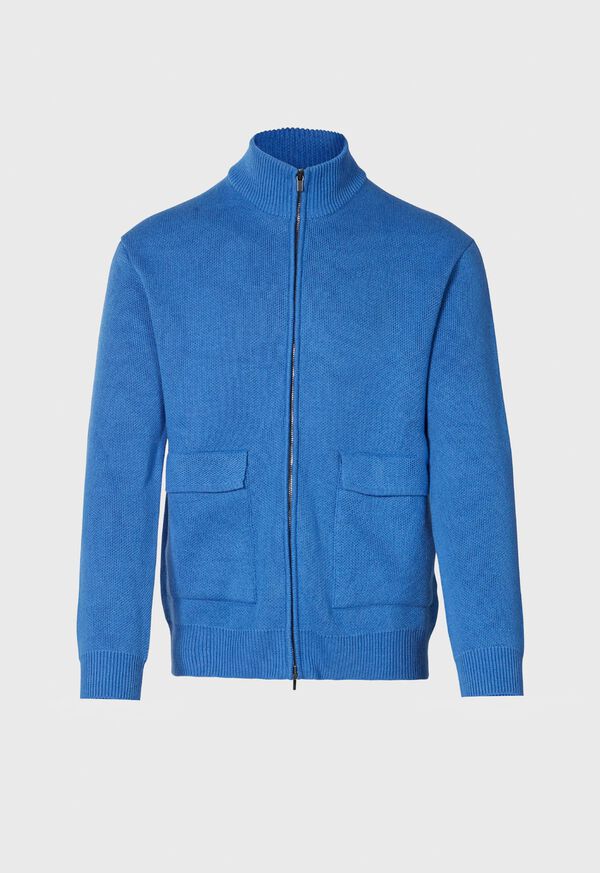 Paul Stuart Linen & Cotton Knit Blouson