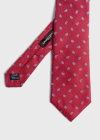 Paul Stuart Woven Silk Jacquard Tossed Pine Tie, thumbnail 1
