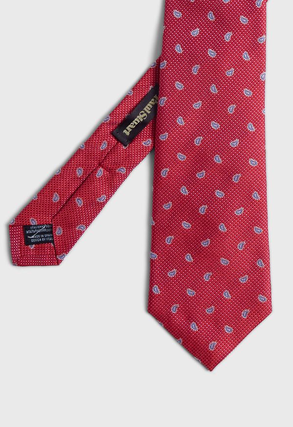Paul Stuart Woven Silk Jacquard Tossed Pine Tie, image 1