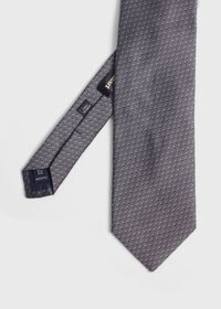 Paul Stuart Woven Silk Micro Pattern Tie, thumbnail 1