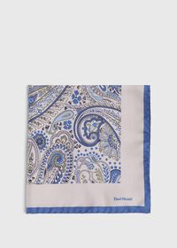 Paul Stuart Allover Paisley Pocket Square, thumbnail 2