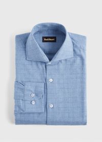 Paul Stuart Parquet Pattern Flannel Sport Shirt, thumbnail 1