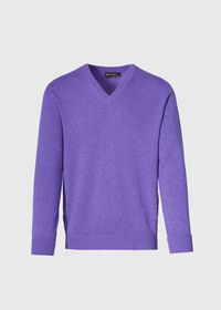 Paul Stuart Classic Cashmere V-Neck Sweater, thumbnail 47