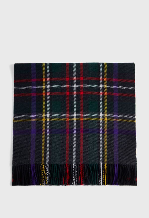 Paul Stuart Multicolor Plaid Oversized Scarf, image 2