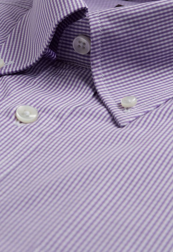 Paul Stuart Micro Gingham Check Dress Shirt, image 2