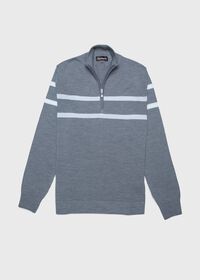 Paul Stuart 1/4 Zip Mock Neck Sweater, thumbnail 1
