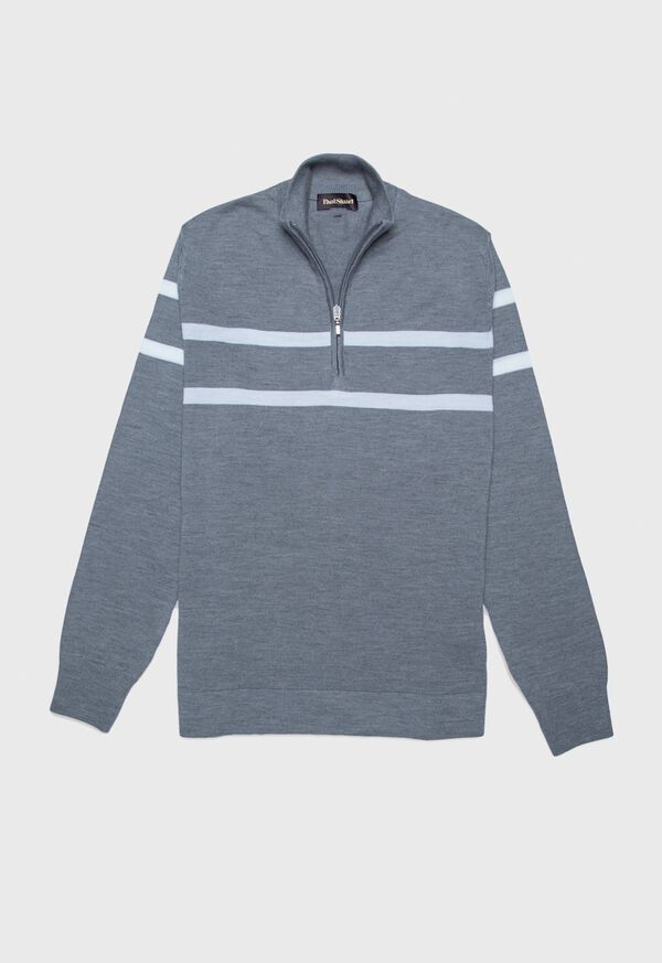 Paul Stuart 1/4 Zip Mock Neck Sweater, image 1