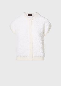 Paul Stuart Boucle Button Front Cardigan, thumbnail 1