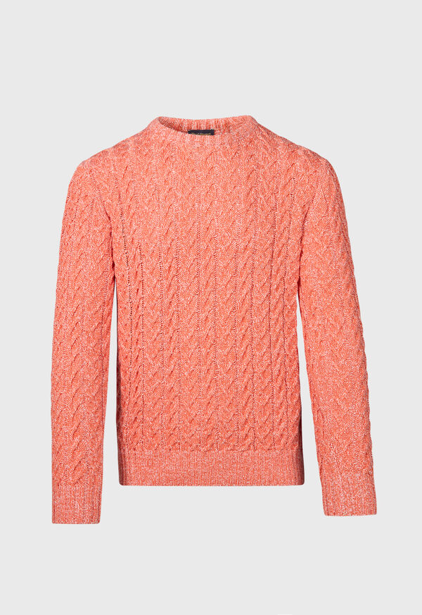 Paul Stuart Cotton Cable Crewneck Sweater, image 1