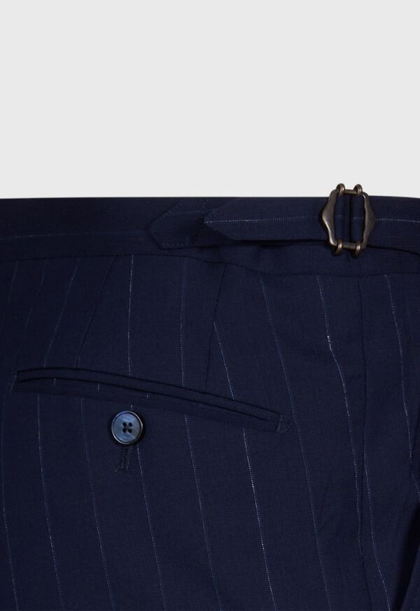 Paul Stuart All Year Wool Double Breasted Stripe Suit, image 7