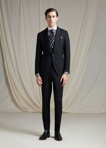 Paul Stuart Leather Half Chelsea Boot