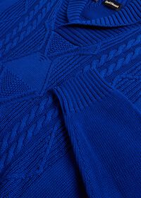 Paul Stuart Cotton Cable Shawl Collar Sweater, thumbnail 3