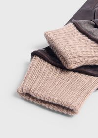 Paul Stuart Herringbone & Leather Gloves, thumbnail 2