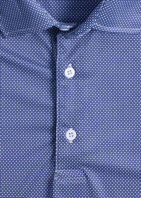 Paul Stuart Ultra Soft Deco Dot Performance Polo, thumbnail 2