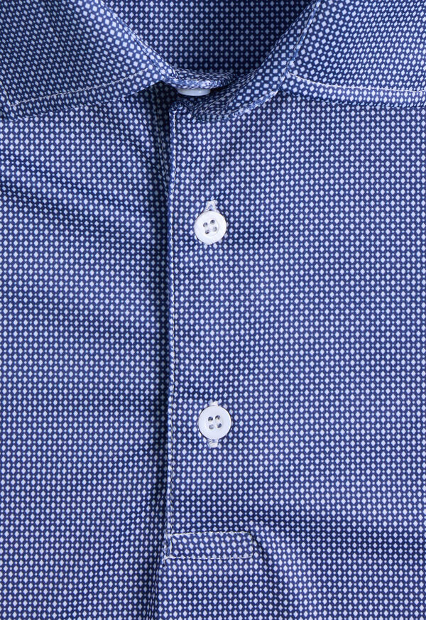 Paul Stuart Ultra Soft Deco Dot Performance Polo, image 2