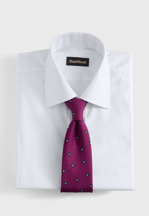 Paul Stuart Silk Floral Medallion Print Tie, image 2