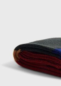 Paul Stuart Wool Colorblock Boot Sock, thumbnail 2