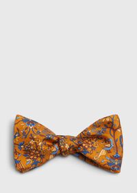 Paul Stuart Silk Bird and Floral Print Bow Tie, thumbnail 1