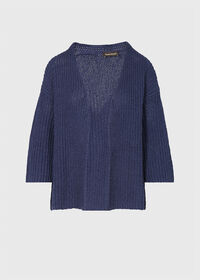 Paul Stuart Cotton & Linen Open Cardigan, thumbnail 1