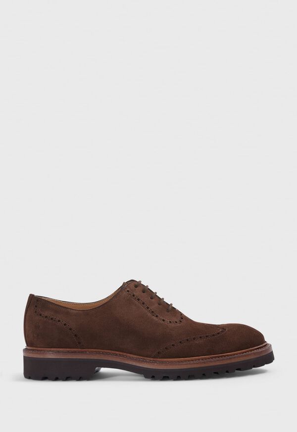 Paul Stuart Homer Suede Wing Tip Oxford, image 1